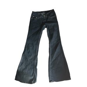 Low Rise Flare Jeans